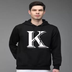 K NAME BLACK SWEATSHIRT