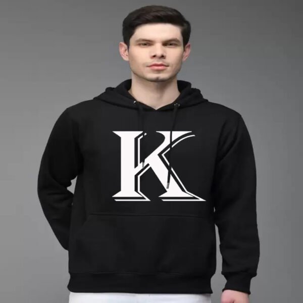 K NAME BLACK SWEATSHIRT